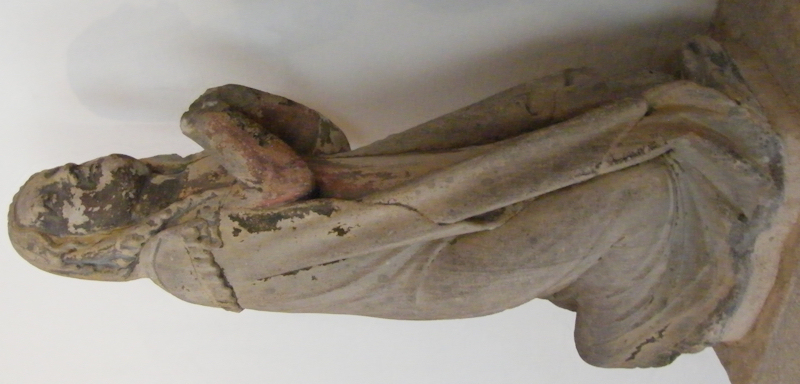 Germany Nurnberg Museum Kneeling donor and wife 1360 Nurnberg